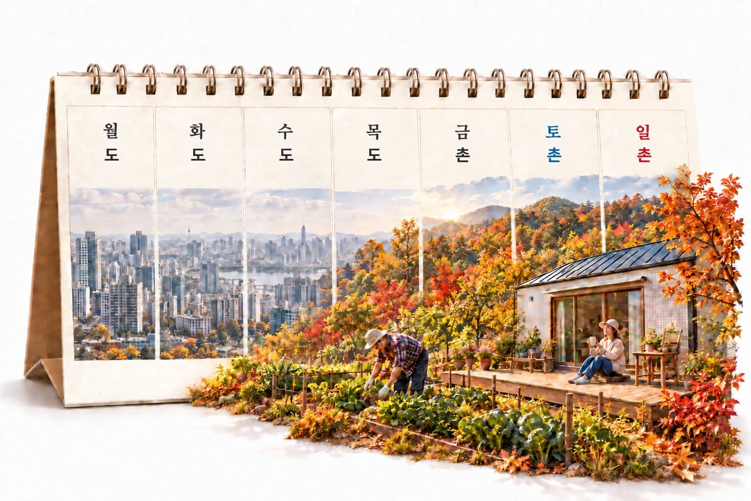 은퇴 후 ‘4도3촌’의 꿈 家볍게 이룬다